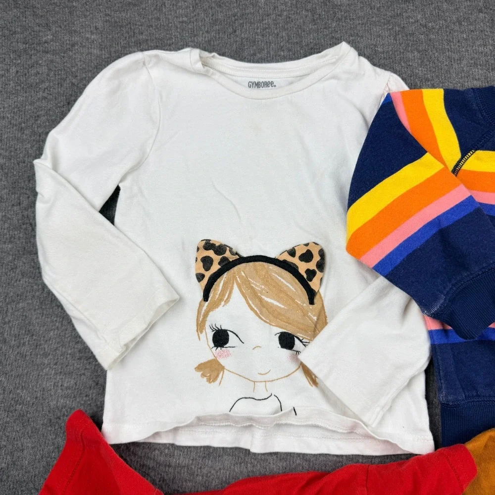 Toddler Girls 5pc Bundle Gymboree Old Navy Cat & Jack 12M 18M 24M 2T Tops Hoodie